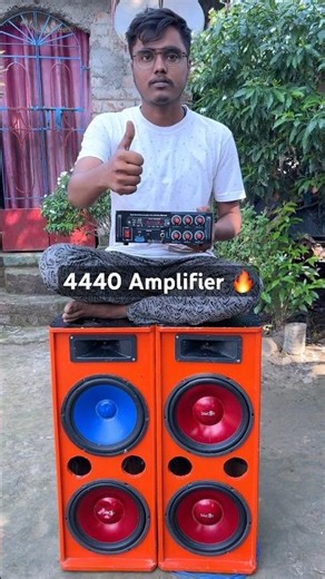 4440 amplifier speaker test #youtubeshorts #shorts #ytshorts #shortsfeed #dj #box #bass #btechnic