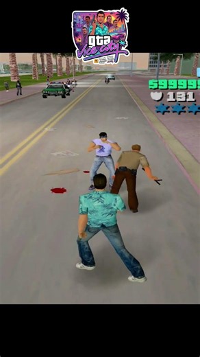 Cop vs Haitian Tommy 😂😂. #gta #gta6 #gtavicecity #ps2