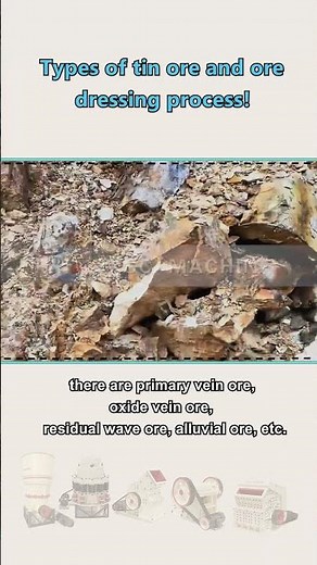 Types of tin ore and ore dressing process!