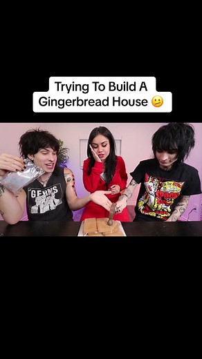 Building a Gingerbread House with Jake, Johnny, and Tara