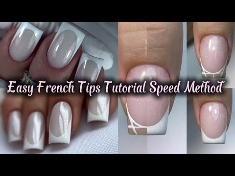 French Manicure Nails Tutorial Easy Full Step By Step