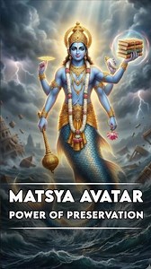 Matsya Avatar Story — Power Through Preservation and the Saving of the Vedas