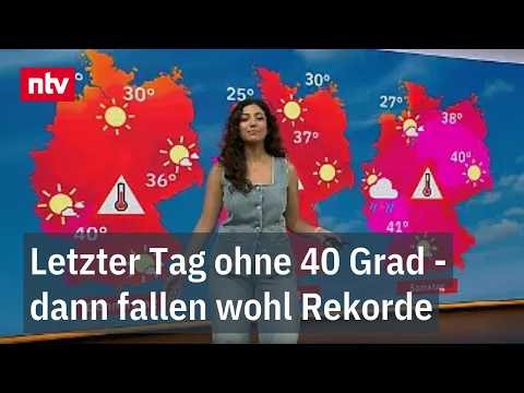 Scorching heat over Germany is ramping up - June temperature records could be broken | ntv
