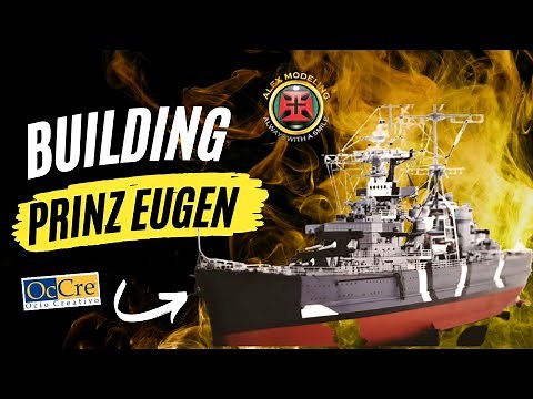 BUILDING #OCCRE PRINZ EUGEN HEAVY CRUISER, HULL AND DECK!