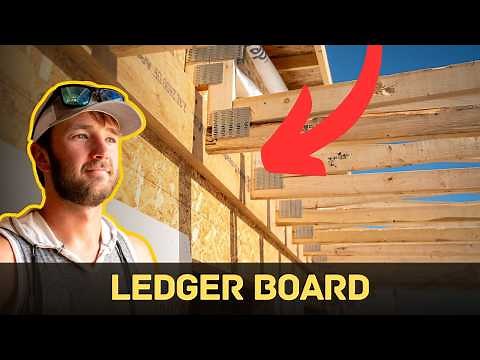 How To Install a Ledger Board for Roof Trusses