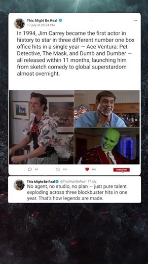 Jim Carrey Dominated 1994 With Three Blockbusters