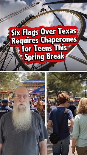 Six Flags Over Texas is Requiring Adult Chaperones