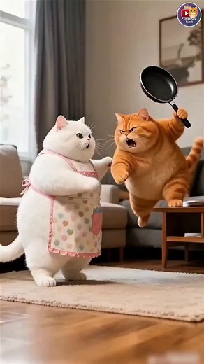 The orange cat that got stuck in his wife's lap 💥😂 #catstorytamil #shorts #shortsfeed #trending #catentertainment | Cat Story Tamil