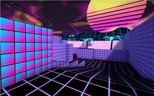 CSGO未来科技感满满的dust2地图