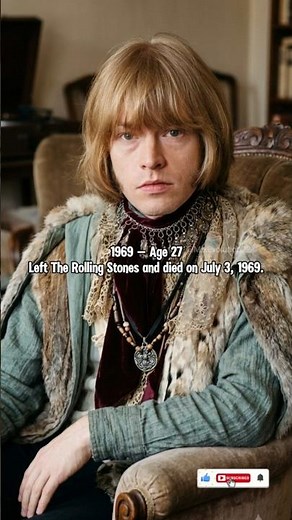 Brian Jones Evolution (1960–1969) | The Rolling Stones Legend Then & Now #brianjones #rollingstones