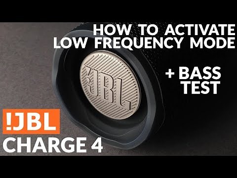 JBL Charge 4 | How to activate Low Frequency Mode | Bass Test (Disable DSP)