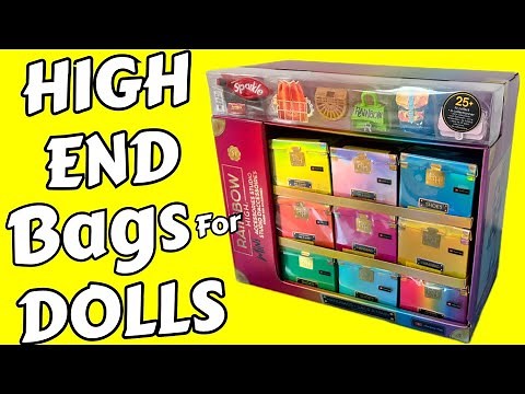 UNBOXING RAINBOW HIGH MINI ACCESSORIES STUDIO HANDBAGS COLLECTION | Mystery Surprise Fashion