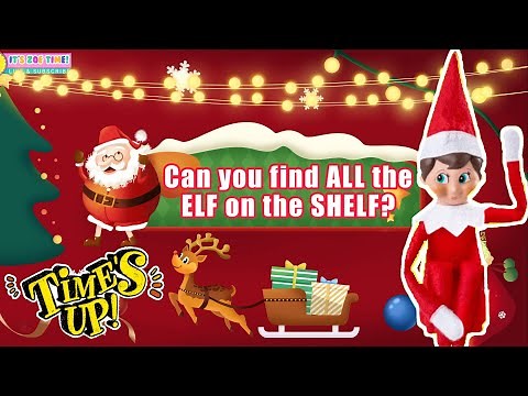FIND ALL THE ELF ON THE SHELF 🎄 Christmas Quiz Game for Kids 🎁 Fun Christmas Games for Family