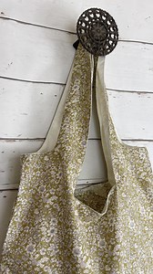 10K views · 87 reactions | Make this reversible bag that folds away into its own pouch. It’s such a beautiful bag and so easy to make. The full tutorial is on my YouTube channel @asewinglife  #sewing #bagtutorial #makeabag #bagmaking | A Sewing Life | Facebook