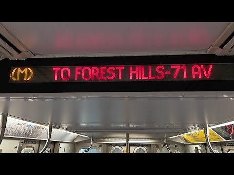 IND 6 Av Local: R160A (M) Train [Middle Village-Metropolitan Av to Forest Hills-71 Av #2]