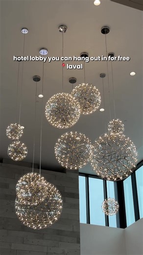 Sheraton Laval Hotel Lobby: Work & Hangout Spot