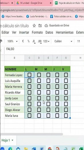 Como CREAR una Hoja de Asistencia EN Excel con Casillas de VERIFICACION