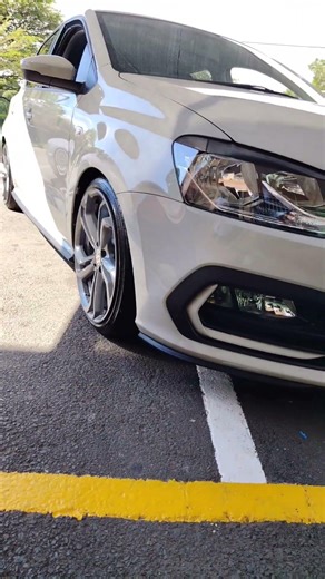Polo 2025 side skirts installed #polopassion #automobile #customvw #bagged #volkswagenpolocarsale