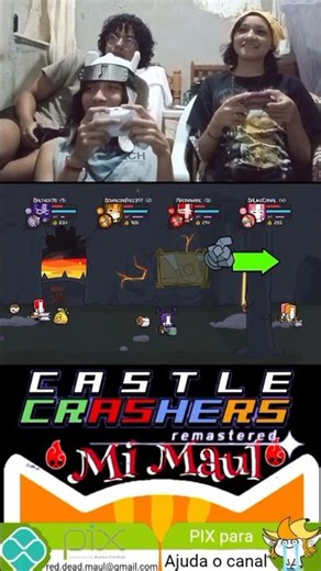 Queimado e eletrocutado - Castle Crashers Remastered