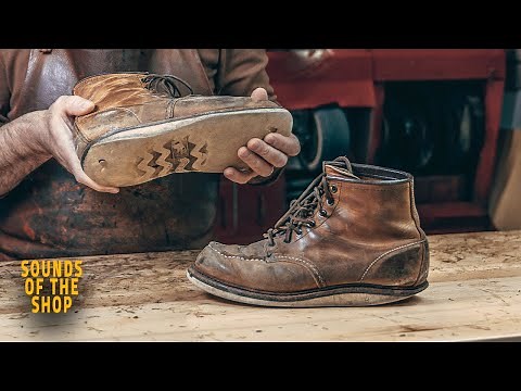 Red Wing Moc Toe Boot Resoling: Step By Step Boot Repair Process