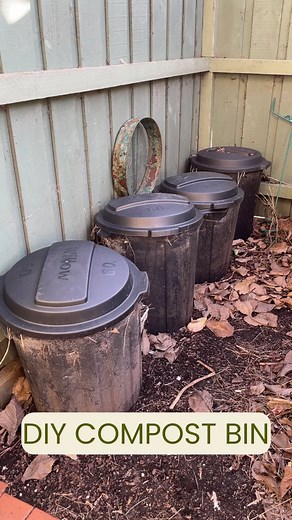 The Compost Coach- Build Soil & Grow a Regenerative Garden on Instagram: "Method & Tips ⬇️ 1/ Source a 60-75L bin: available for around $20-30 at most hardware stores. 2/ Using a large drill-bit (~20-25mm), drill holes all around the sides of the bin. Space roughly 15cm apart so as not to impact stability of the bin. (Leave bin lid on to support the shape while handling). 3/ Use a saw to remove the base of the bin. Collect all plastic shavings to recycle through someone like @PreciousPlastics 4/
