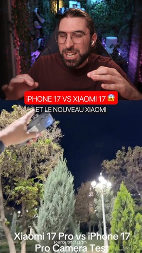 974K views · 14K reactions | iPHONE 17 VS XIAOMI 17  (test comparatif photo) #iPhone17 #Xiaomi #Android #phone #technology #apple #iphone | Science Gaming | Facebook