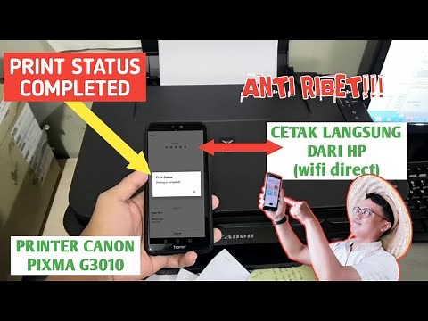 Tutorial Mudah Wifi Direct Canon G3010 di Smartphone | Langsung Cetak Dari HP, Tanpa Ribet!!