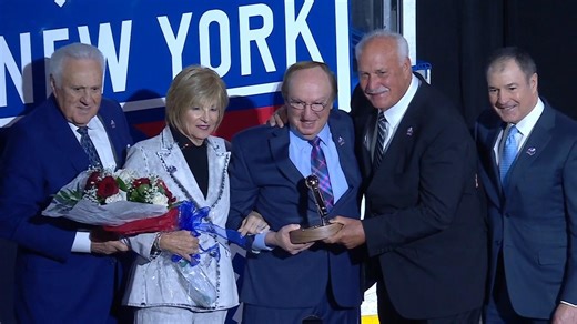 Rangers celebrate Sam Rosen’s retirement with special pregame ceremony