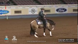 Shawn Flarida rode Spooks Gotta SPARK, better known as "Yellowstone," to the 2021 AQHA Senior Reining World Championship. | Quarter Horse News