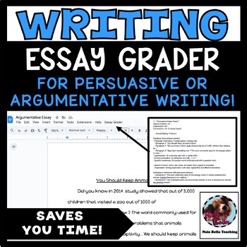 Writing Essay Grader Persuasive and Argumentative Text