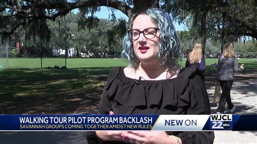 Savannah walking tour owners create an association in response to the city's pilot program