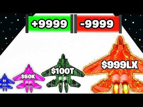 Level 999,999,999 JET vs Level 1 PLANE! Plane Evolution