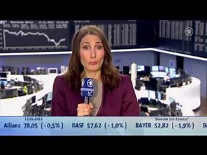 Börse im Ersten mit Anja Kohl (Freitag, der 13.01.2012)