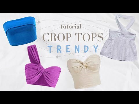 TUTORIAL CROP TOPS TRENDY ♥️ SUPER FACILES! -Becky Valenzuela