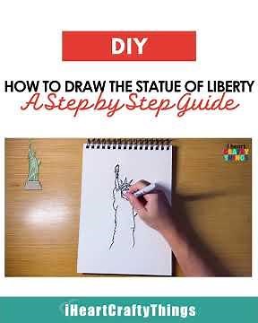 How to Draw the Statue of Liberty – Step by Step Drawing Guide for Kids & Beginners #howtodraw