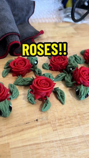 Cute 3D Printed Rose Turtles Now Available
