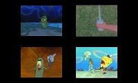Mix of 4 videos from youtube : spongebob sparta remix