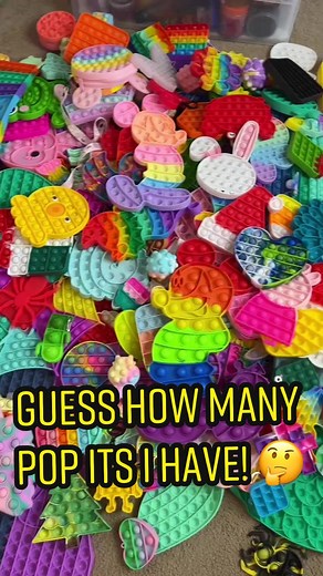 Guess How Many Pop Its I Have in My Collection! 🌈