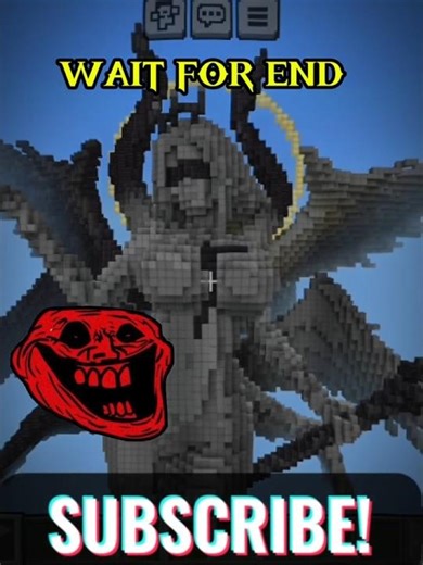 Minecraft me statue of lady bana dala #minecraft #shorts