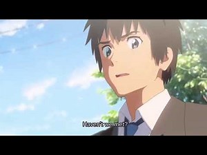 Kimi no na wa Ending scene with (English sub) - Your Name