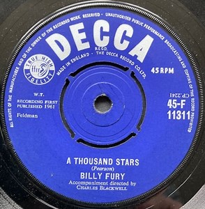 Billy Fury - A Thousand Stars