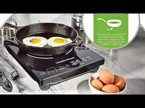 Hamilton Beach Portable Single Induction Cooktop Review | Fast Heating & Efficient Cooking