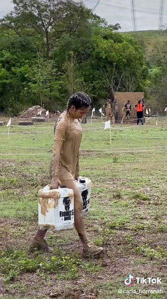 Outdoor Obstacle Course Challenge for Adults
