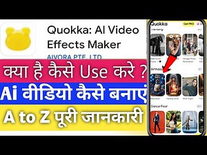 Quokka app se video kaise banaye | Quokka ai use kaise kare | Quokka app review