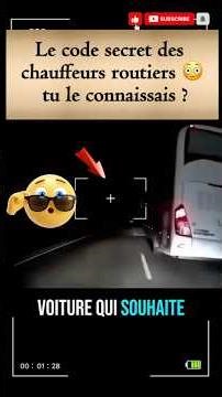 The secret code for truck drivers 😳 Did you know it? #driving #roadsafety #car
