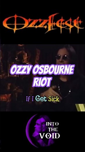 Ozzy Osbourne Causes Riot at Ozzfest #ozzyosbourne #musicedit #shorts