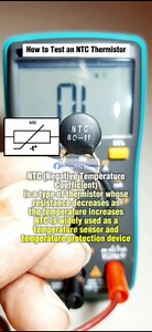 230K views · 2.7K reactions | How to Test a Negative Temperature Coefficient NTC Thermistor #electronic #thermistor #testing #ntc #ptc #temperature #sensor #tutorial #guide #solution #service | Herman Suhaemi | Facebook