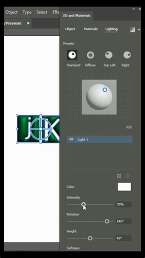 3d Metallic text design in Adobe illustrator #1millionviews #viralshort #trending