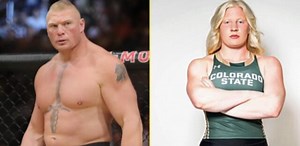 Brock Lesnar VS Frank Mir [WWE Superstar Brock's Deput UFC Fight]