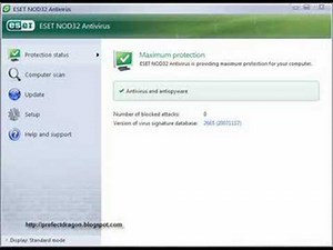 How to Install ESET Nod32 AntiVirus For FREE 2008